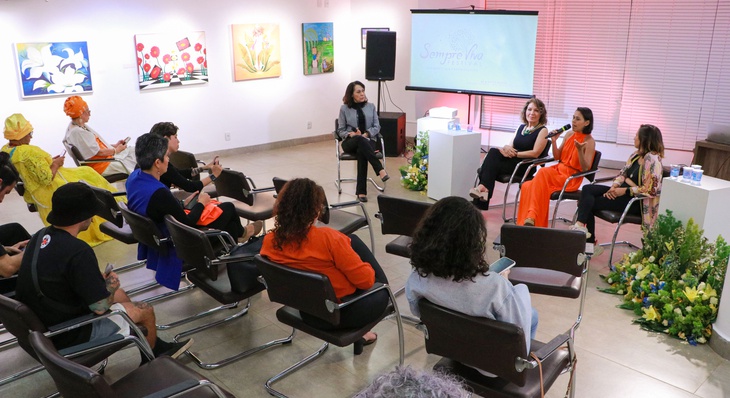 Roda de conversa no Sempre Viva Festival teve como tema principal 'Elas Projetam', com Marcela Pultrini, Liu Moreira e Regina Reis
