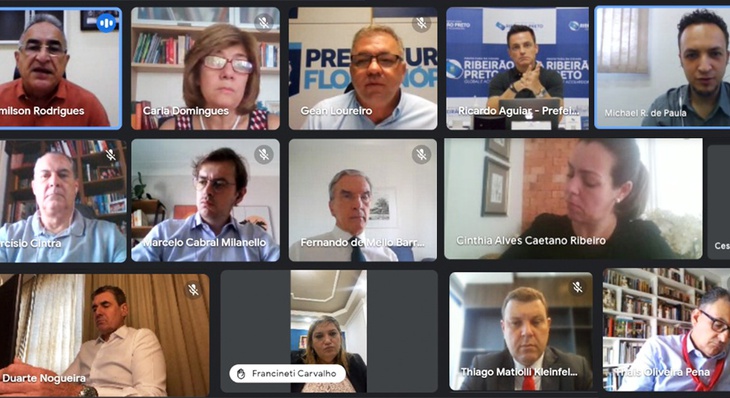 Reunião virtual reuniu prefeitos de diversas cidades do Brasil