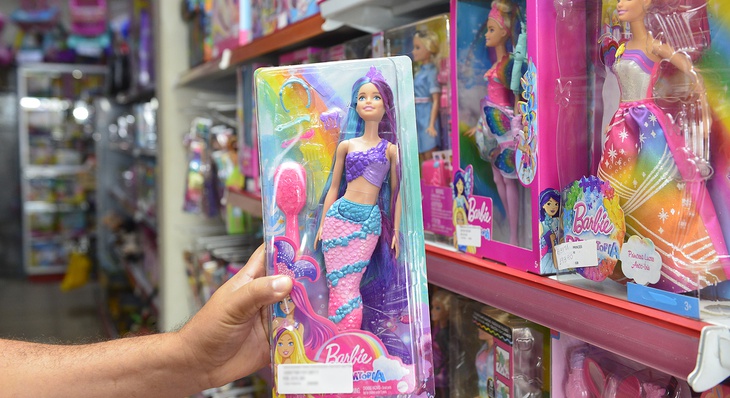 A boneca Barbie foi o produto com maior variação apontada pela pesquisa