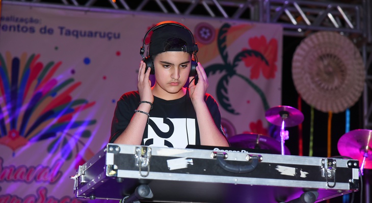 DJ JP também foi uma das atrações da noite desse sábado, 22, em Taquaruçu
