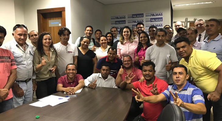 Prefeita Cinthia Ribeiro recebeu em seu gabinete representantes de associações de moradores 
