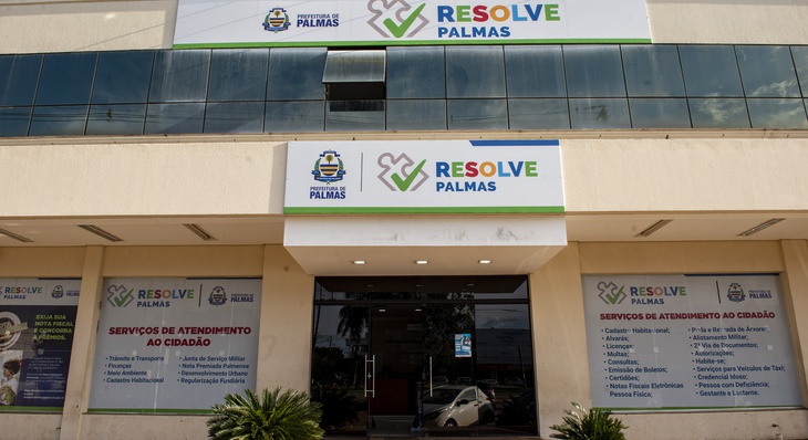 O Resolve Palmas realiza atendimento em três unidades na Capital localizadas na Avenida JK, Taquaralto e Shopping Capim Dourado