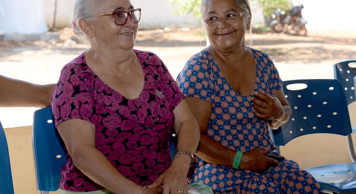 Maria das Graças (à esq.) espera que o novo CSC traga mais serviços de saúde aos moradores de Taquaruçu