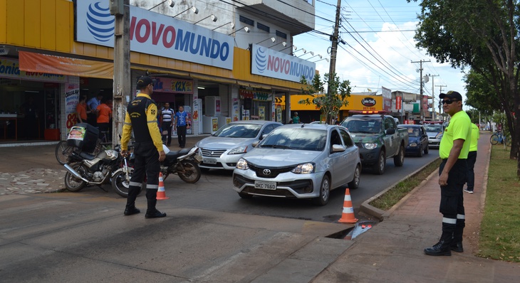Blitz educativa aconteceu na Avenida Tocantins em Taquaralto