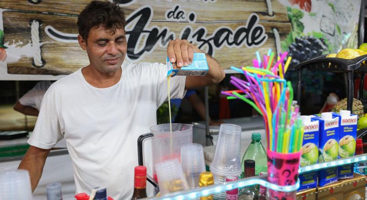 Ronimarcio elogiou estrutura oferecida para comerciantes, na Festa da Virada