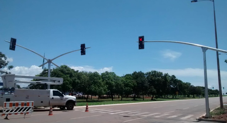 Conjunto de semáforos estão funcionando desde a última sexta-feira