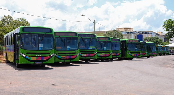 30 ônibus chegam para integrar a frota dos veículos da Agência de Transporte Coletivos de Palmas