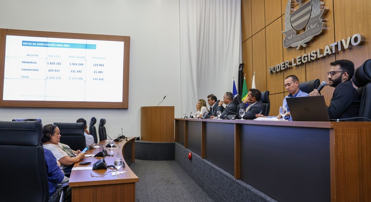 Superintendente de Planejamento e Orçamento da Seplad, José Augusto, fez a apresentação das metas fiscais