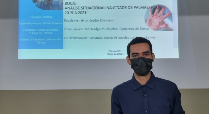 O cirurgião-dentista e residente em Saúde Coletiva, Àtila Barbosa, falou sobre a doença da mão, pé e boca