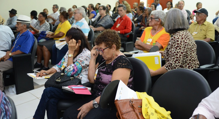 Na oportunidade, os idosos presentes avaliaram as propostas levantadas durante as duas pré-conferências realizadas em Palmas 