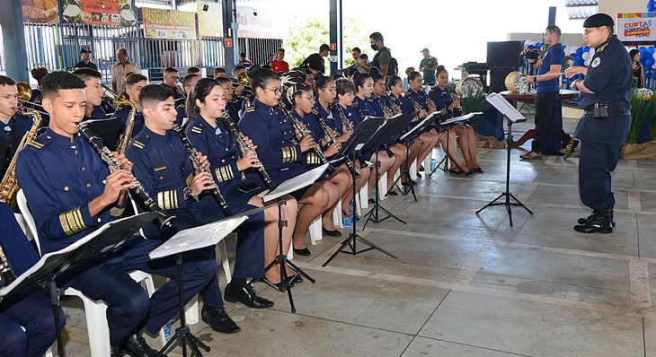 Apresentação da Orquestra Jovem da Guarda Metropolitana de Palmas inicia a partir das 17h30, na Praia da Graciosa