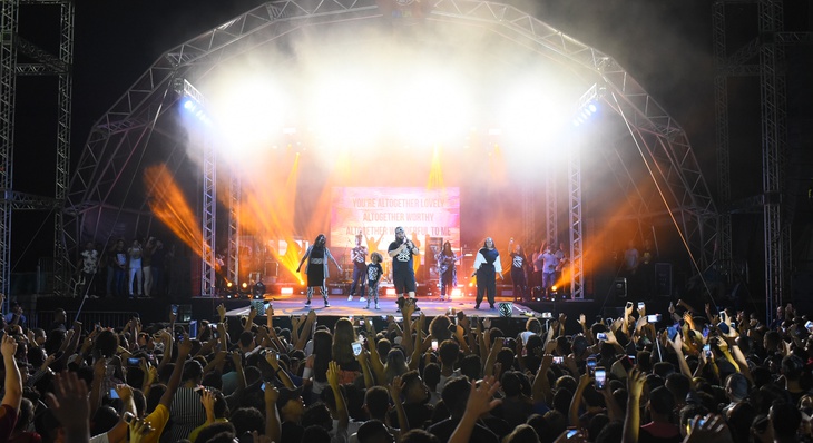 No evento, os melhores cantores e grupos em Palmas e isso consolidando o Capital da Fé como maior evento do Brasil nesta modalidade