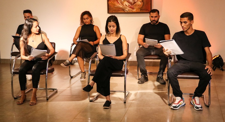 Leitura faz parte do processo de formação de atores da Cia  Teatro Fernanda Montenegro