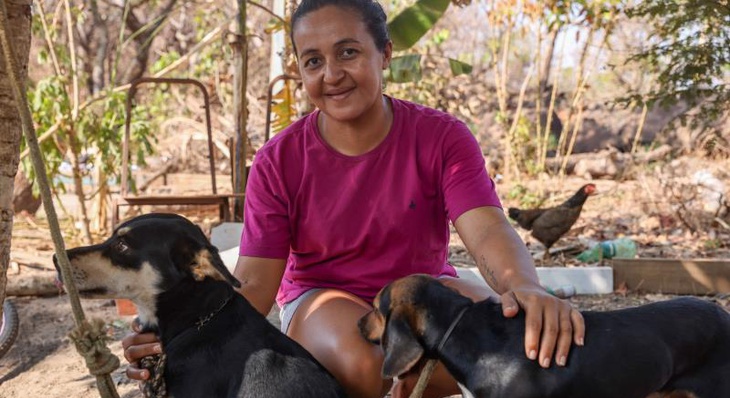 Cristiane Conceição conta com imunização em casa para vacinar o Dom e o Fera