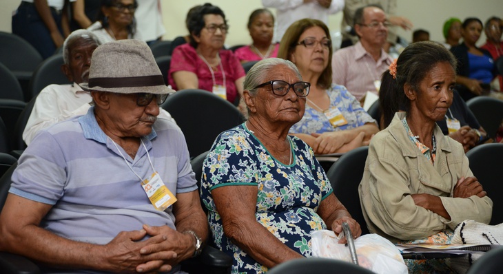 Os idosos participaram ativamente tanto nas pré-conferências como na 4ª Conferência