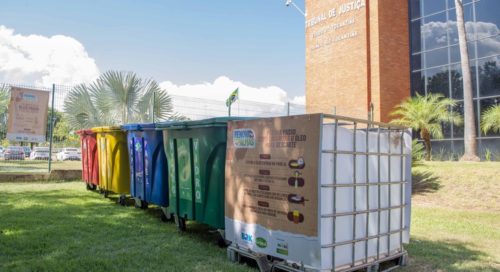Programa 'Renova Palmas' busca dar destinação correta ao resíduos  recicláveis, incluindo óleo usado
