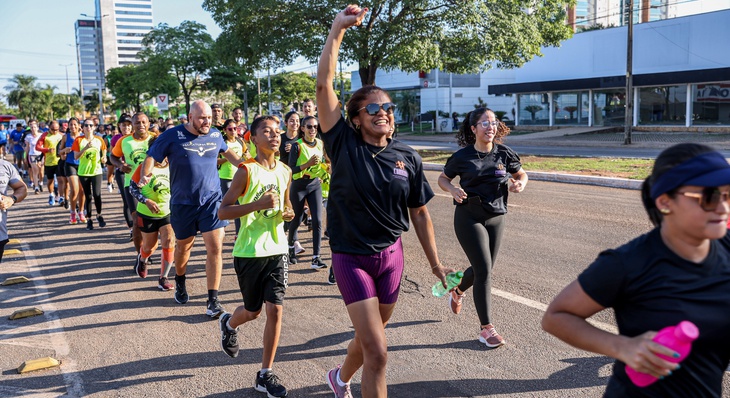 O apoio a corridas de rua ao longo do ano são uma das formas de incentivo a atividades físicas na Capital