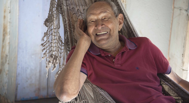 Anísio Martins, de 102 anos, chegou ao distrito na década de 1940 e lembra que muitos avanços chegaram a Taquaruçu graças à construção de Palmas