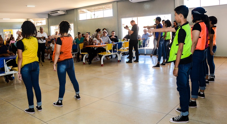  A abertura do evento contou com a presença da Cia Juvenil de Dança, da ETI Eurídice Ferreira de Melo