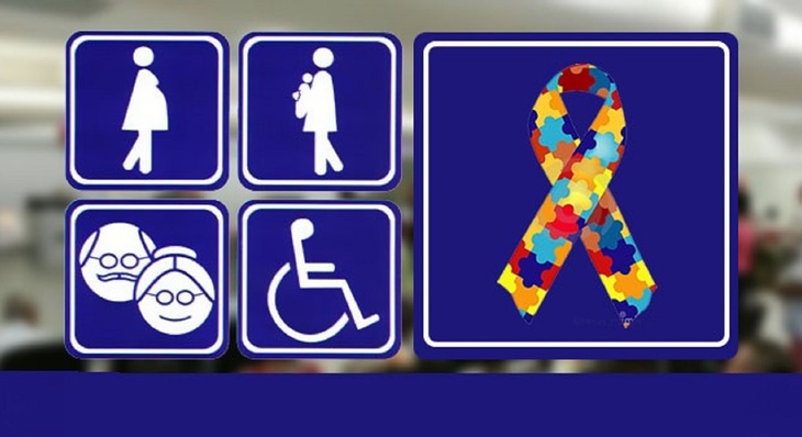 Na Lei consta a obrigação da inclusão do Símbolo Mundial do Autismo, como forma de conscientizar todas as pessoas e garantir o atendimento preferencial aos familiares