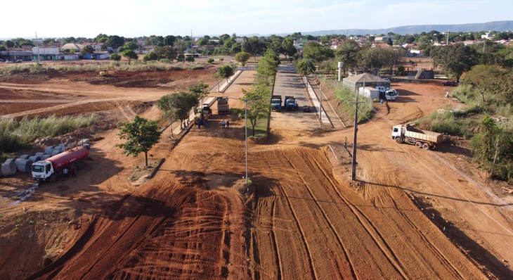 Início da terraplanagem de trecho em obra da NS-03 na região Norte de Palmas