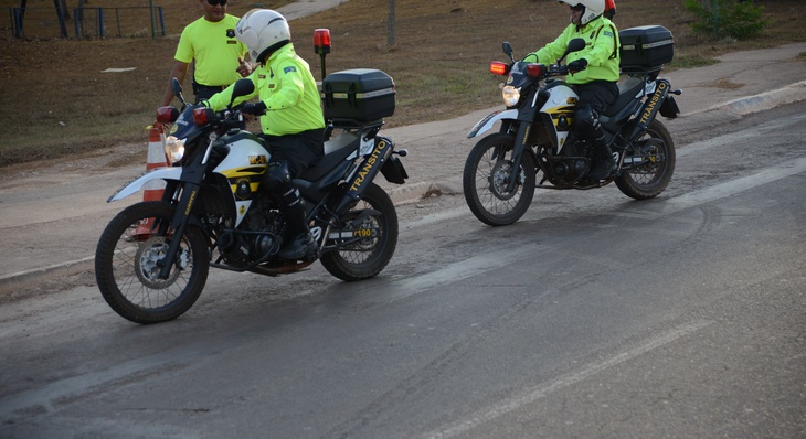 As motocicletas podem atuar com maior eficiência em determinadas operações de fiscalização e controle de tráfego