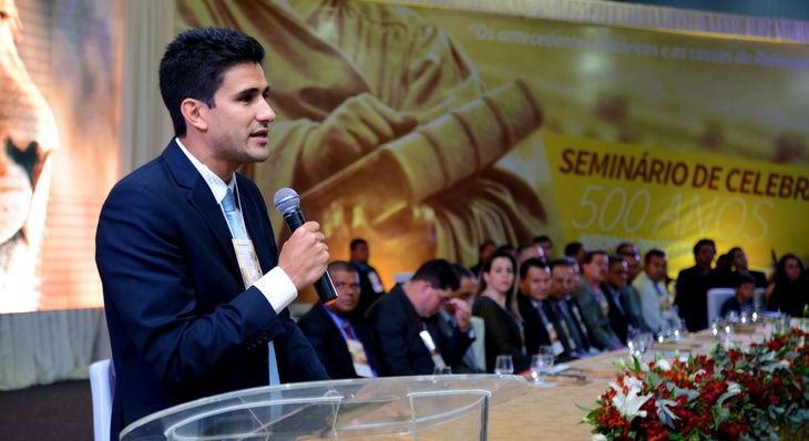 Além de líderes religiosos, o evento de abertura contou também com a presença do vereador Tiago Andrino
