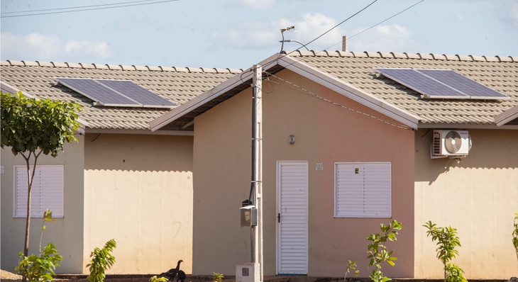 Residencial Jardim Vitória II utiliza energia solar em suas unidades habitacionais