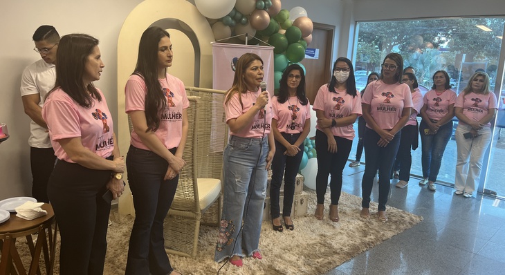 Servidoras participaram de momento de reflexão sobre a importância do seu papel na política de assistência social durante lançamento da agenda de ações do Mês da Mulher