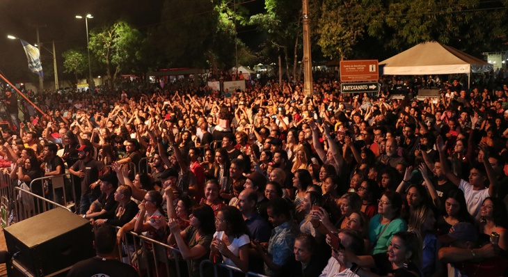 Público presente curtiu os diferentes ritmos musicais na 3º noite do Festival Gastronômico de Taquaruçu