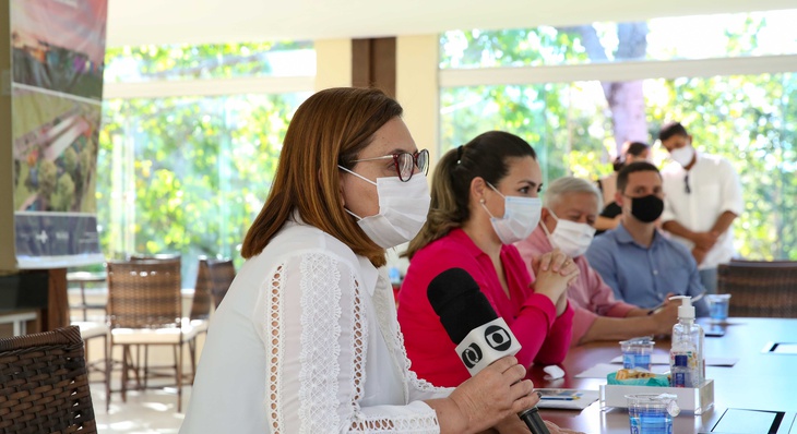 Secretária de Saúde, Valéria Paranaguá, também falou sobre as ações de enfrentamento