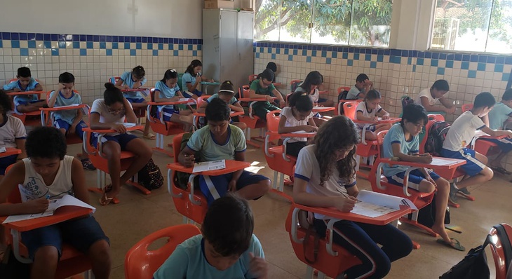 Cerca de 9.300 alunos da Rede Municipal de Palmas fazem a prova