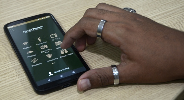 Aplicativo oficial do Exército Brasileiro está disponível para as versões Android e IOS