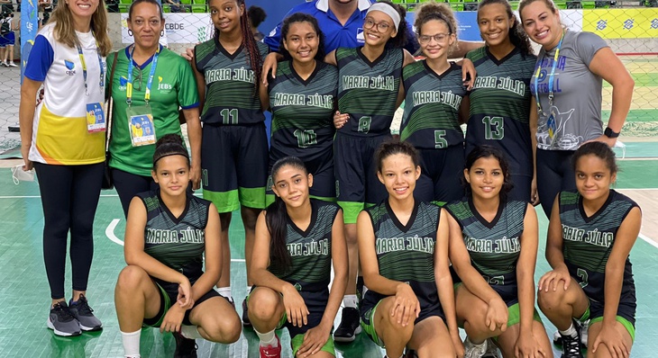 Equipe feminina de basquete disputará o primeiro lugar da série com colégio do MA