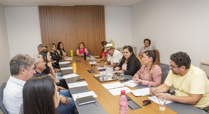 Reunião contou com momentos de apresentação de cada novo membro do Conselho Municipal de Segurança Alimentar e Nutricional de Palmas, empossado para o biênio 2023-2025