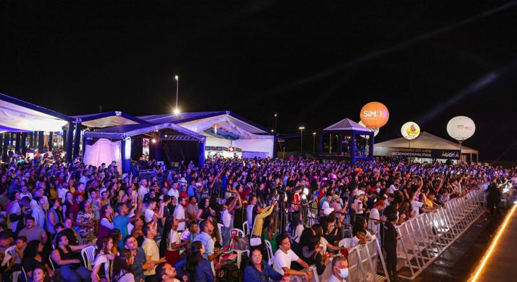 Uma multidão compareceu em peso na terceira noite Capital da Fé Palmas 2024