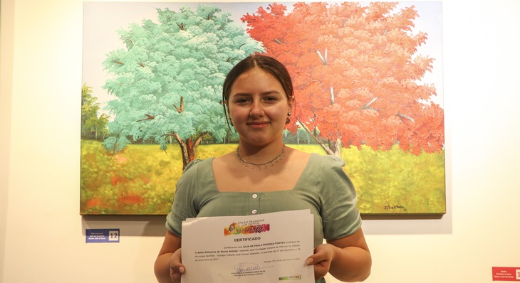 Júlia de Paula Proença Pontes foi a mais votada na categoria infantojuvenil com  ‘Ipês do Tocantins’