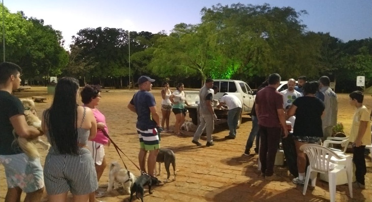 Comunidade levou seus animais para realizar os testes rápidos durante ação no Parque dos Povos Indígenas