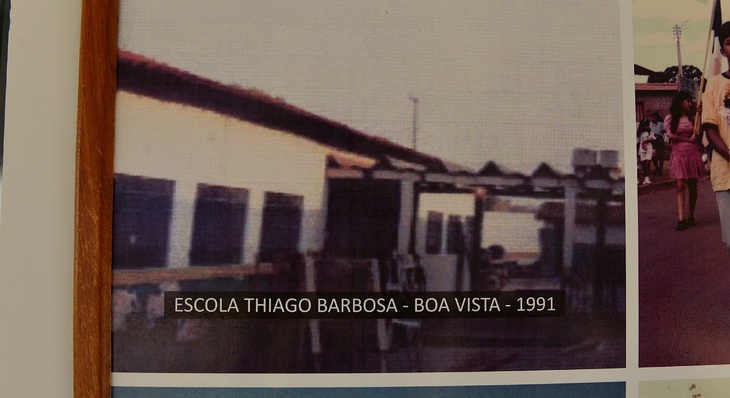 Escola Municipal Thiago Barbosa, no Jardim Aureny II, em 1991