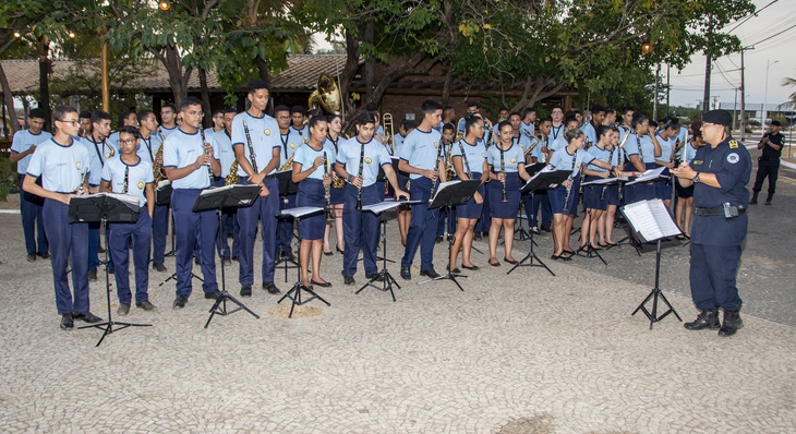 Apresentação da Orquestra Jovem da Guarda Metropolitana de Palmas