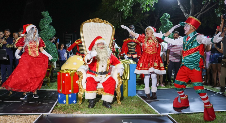 Papai Noel permanecerá na Vila do Natal Cidade Encantada aos sábado e domingos