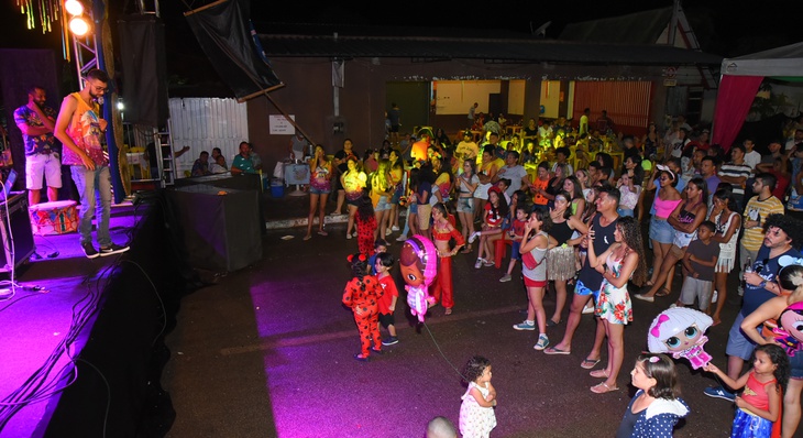 A banda ‘Jardineira’ foi uma das atrações no quarto dia do Carnaval de Taquaruçu