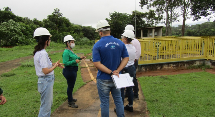 Servidores da ARP e a consultoria fizeram uma visita técnica a duas estações de tratamento de água da Capital