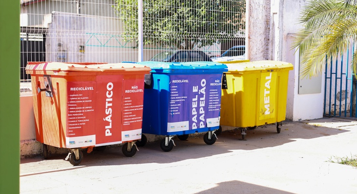Ponto de Entrega Voluntária de Materiais Recicláveis foi instalado na Escola Benedita Galvão