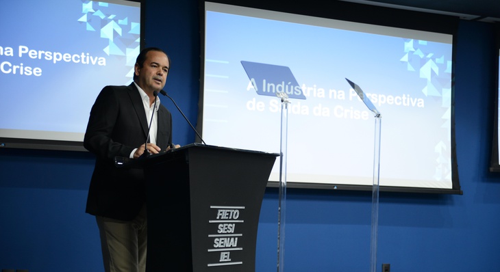 O presidente da Fieto, Roberto Pires, destacou a importância de se debater a crise e o pós-crise