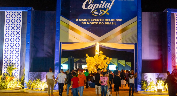 Capital da Fé já é maior evento religioso da região norte e aquece setores de comércio, serviço e turismo e gera renda para comércio ambulante