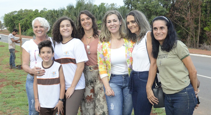 A homenagem contou com a presença da companheira de Bulhões, Edilma e outros familiares