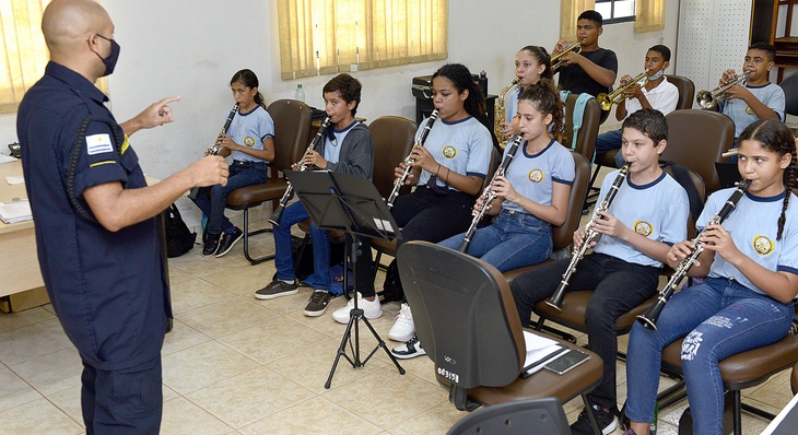 Orquestra Jovem  da Guarda Metropolitana de Palmas chama atenção pela qualidade musical