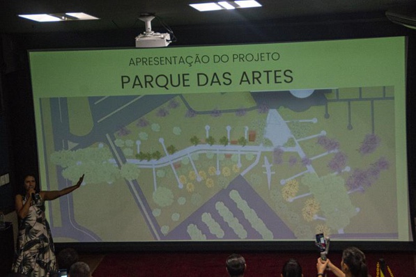 Projeto do Parque das Artes assinado pela engenheira agrônoma e paisagista Iemíria Rezende
