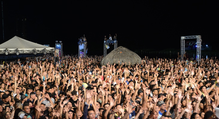 Segundo a GMP, mais de 100 mil pessoas passaram pela praia durante a comemoração do Palmas 30 Anos